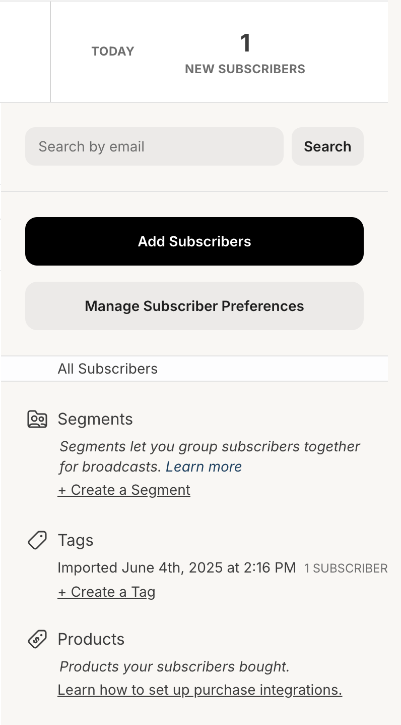 Subscriber Clicker Getting started with Kit, Part 2: Adding Subscribers » Click and Repeat ...